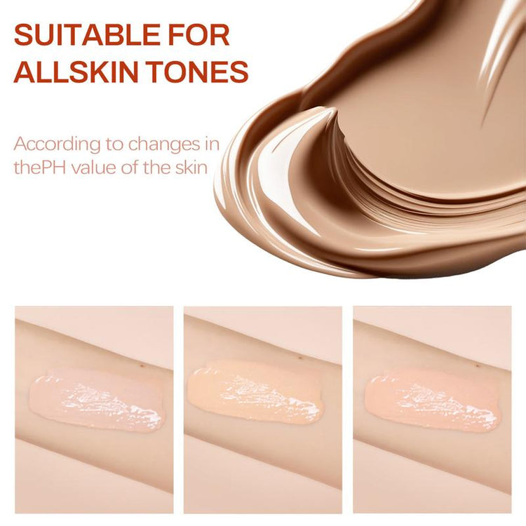 Barubt Microbe Liquid Foundation for Long-Lasting Coverage without Fading, It Provides Full Coverage to Perfectly Conceal Imperfections. Lightweight-Feels like a Second Skin and Stays Put All Day without Fading or Caking.