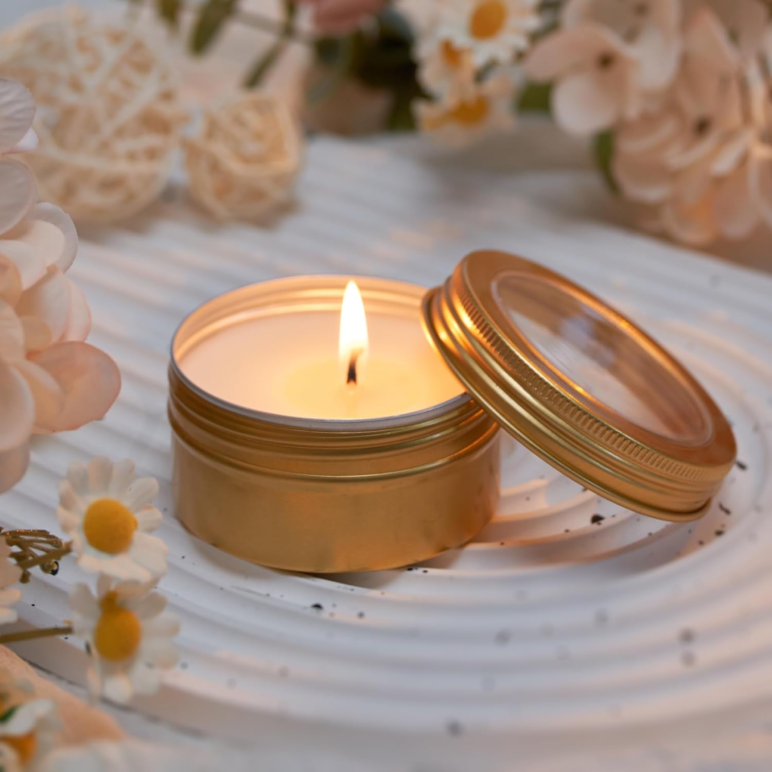 Natural Spa Gift Set for Her, Self Care Package for Women with Citrus and Vanilla, Spa Gift Basket, Wellness Spa Box, Bath and Body Products - Because You&