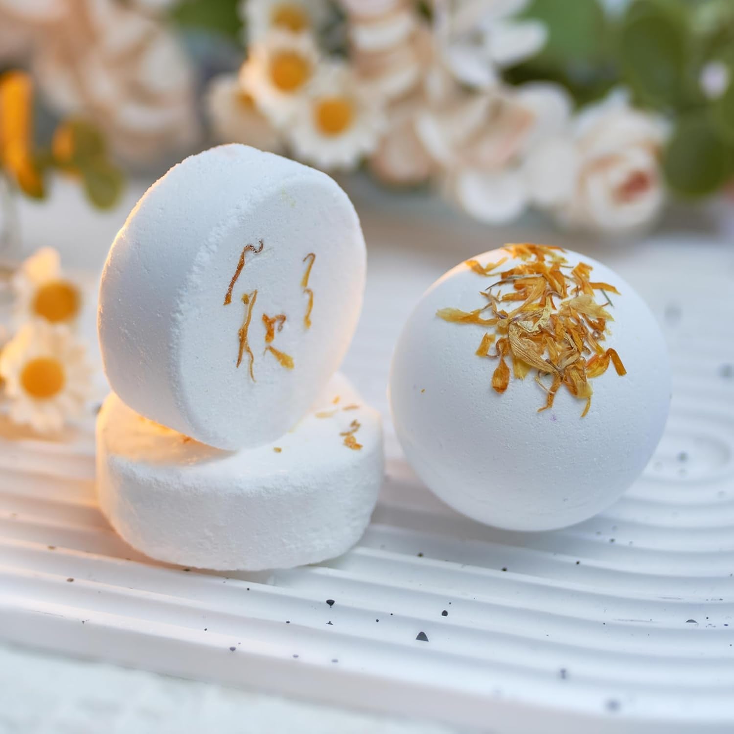 Natural Spa Gift Set for Her, Self Care Package for Women with Citrus and Vanilla, Spa Gift Basket, Wellness Spa Box, Bath and Body Products - Because You&