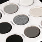 Black Smoky Eye Shadow Palette, DE’LANCI PANDA 9 Colors True Black Dark Grey Smokey Goth Makeup Pallet, 9 Soft Matte Shimmer High Pigmented Basic Black White Gray Shade for Halloween