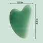 Jade Gua Sha Facial Tools – the Stone of Eternal Youth – Face & Body Guasha Tools for Self-Care, Massager for Sculpting, Muscle Tension Relief & Puffiness Reduction