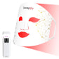 Red Light Therapy for Face, LED Face Mask Light Therapy, Portable Home Device with 7 Colors & 8 Modes, 850Nm near Infrared & Localized Blue Light Reduce Acne, 432 Beads Pro Leds