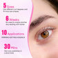 Lash Lift Kit, Lash Perm Kit, Fast Eyelash Lifting 5 Minutes DIY at Home with Strong Glue Disposable Sachet Lash Lifting Kit Last 6 Weeks (30Pcs）