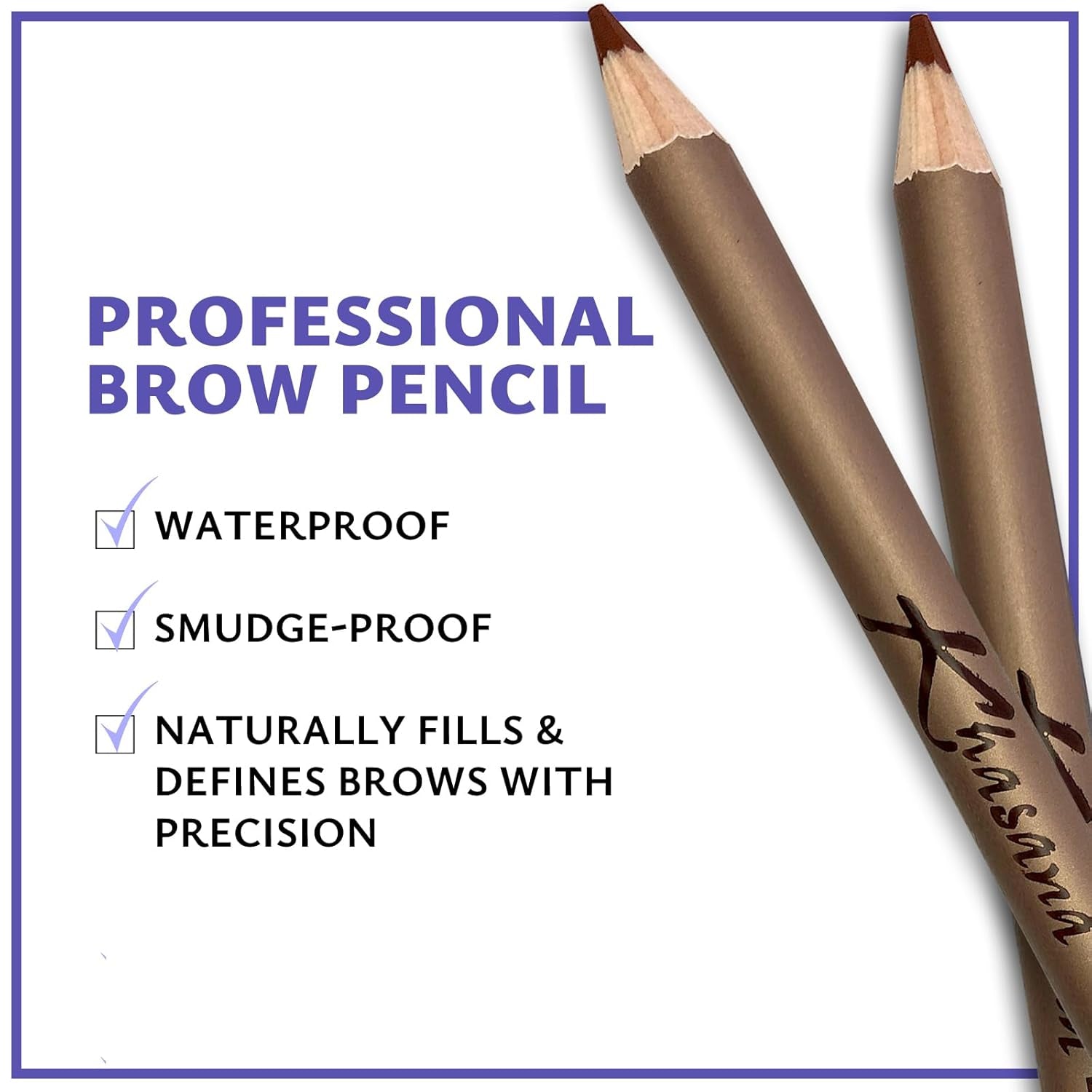 Long-Lasting Waterproof Eyebrow Liner, Makeup Brow Definer Pencil for Perfect Brows, Eye Makeup Smudge-Proof, Longwearing with Smooth Creamy Tip 