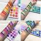 60 Colors Eyeshadow Palette, 4 In1 Color Board Makeup Palette Set Highly Pigmented Glitter Metallic Matte Shimmer Natural Ultra Eye Shadow Powder Easy to Blend