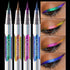 UCANBE 4PCS Chameleon Liquid Eyeliner, Multichrome Metallic Color Shift Eye Liner, Waterproof Glitter Eyeliner with Soft Fine Tip for Long-Lasting Multi-Dimensional Eye Looks Makeup Lipliner