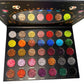 35-Glitter Pot Palette-Ultramo Belleza Muerte-Cosmetics