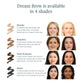 Dream Brow Eye Brow Gel, Long Lasting Eyebrow Gel, Water-Resistant, Transfer Proof Tinted Filler Eyebrow Mascara (Blonde)