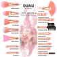 Professional Makeup Brushes Set 16PCS Marble Handle with 4Pcs Sponge Blenders Foundation Brushes Eyeshadow Brush Lip Brush Silicone Face Mask Brush Make up Tool