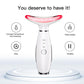 Neck Face Beauty Device, Skin Care Face Massage,3 in 1 Facial Massager Sculpting Tool with Thermals, Vibration (White)