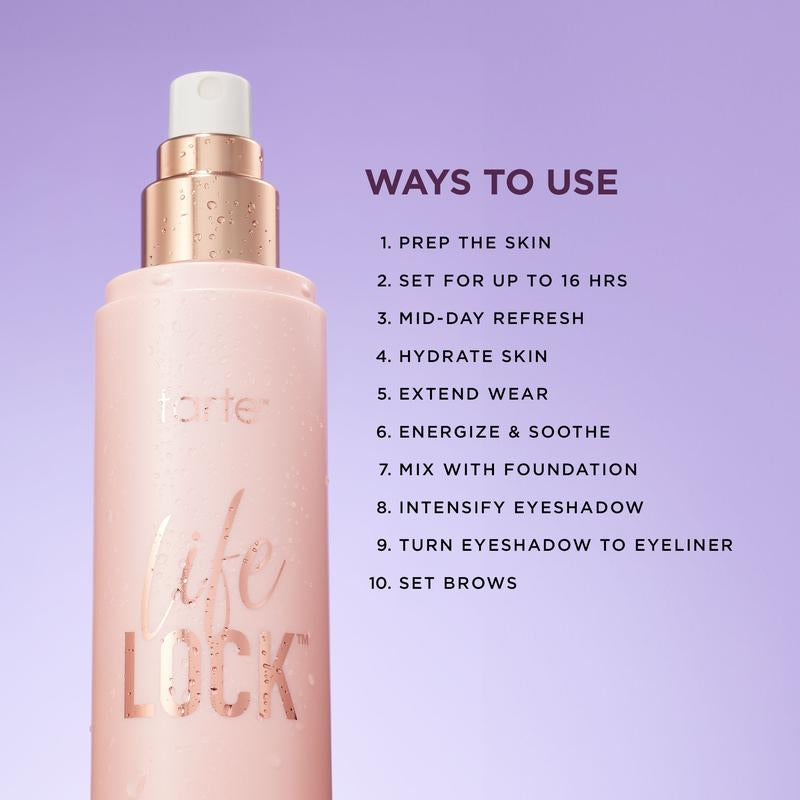 Tarte Life Lock Setting Spray Duo Makeup Moisturizer