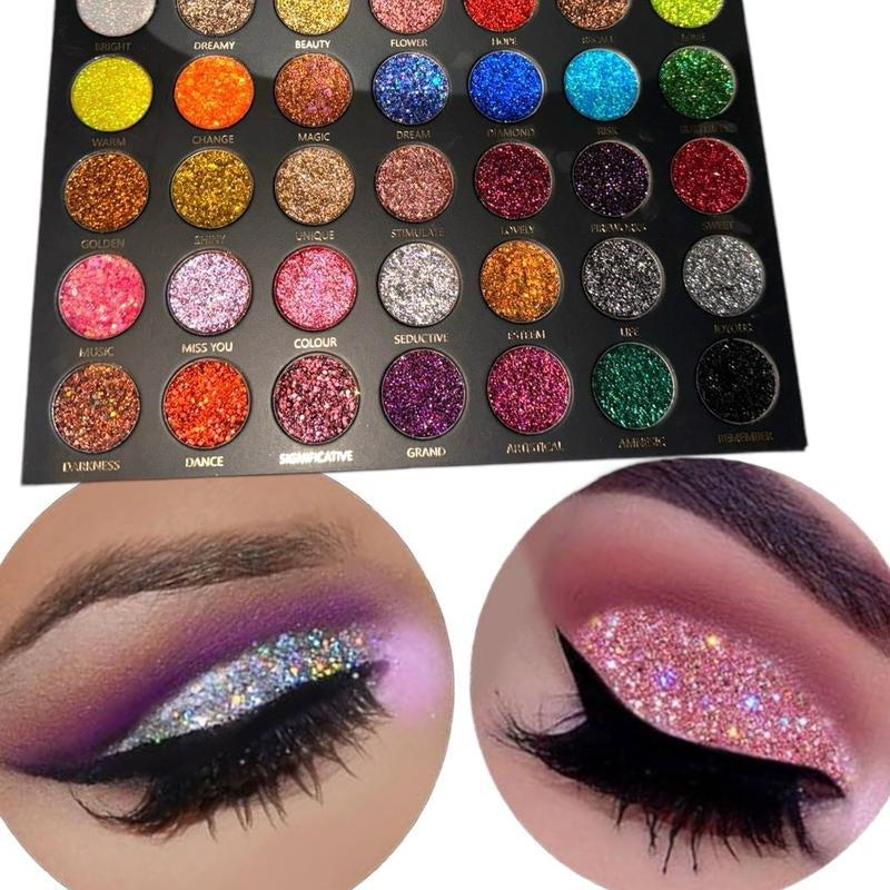 35-Glitter Pot Palette-Ultramo Belleza Muerte-Cosmetics